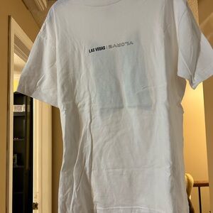 BTS white Las Vegas T-Shirt PTD